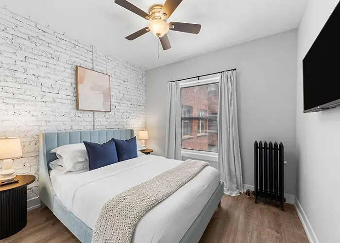 Apartamento Rogers Park Retreat 3br +parking Near Evanston -